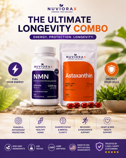 NMN + Astaxanthin Longevity Stack