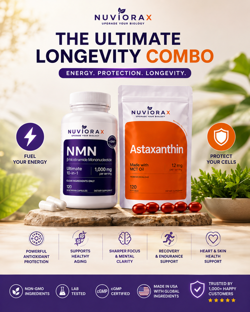 NMN + Astaxanthin Longevity Stack